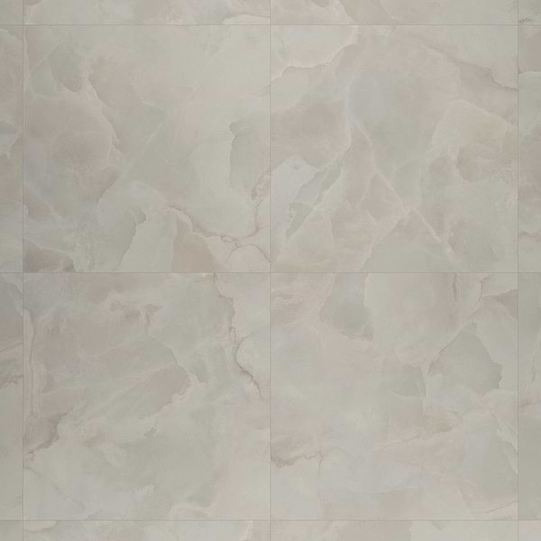 Harmonyx Vanilla White 48x48 Onyx Look Satin Porcelain Tile