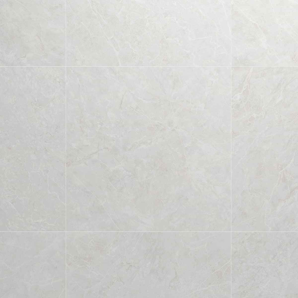 Boscato Cream White 48x48 Marble Look Matte Porcelain Tile