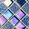 Laguna Iridescent Indigo 2x2 Glass Tile 
