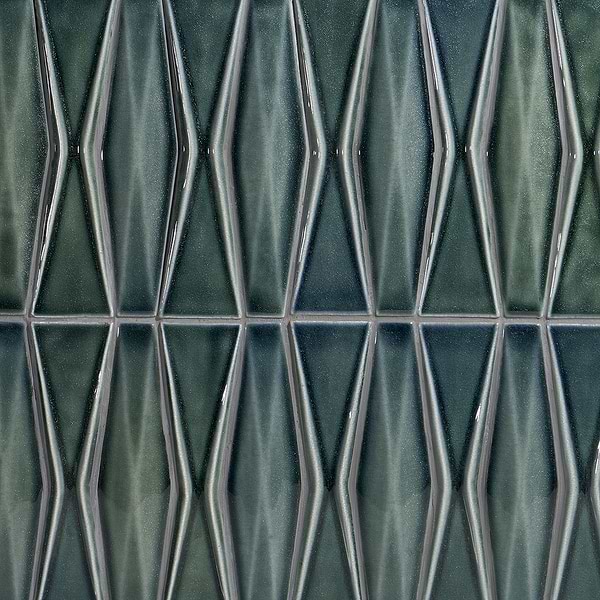 Nabi Harlequin Deep Emerald Ceramic Tile 