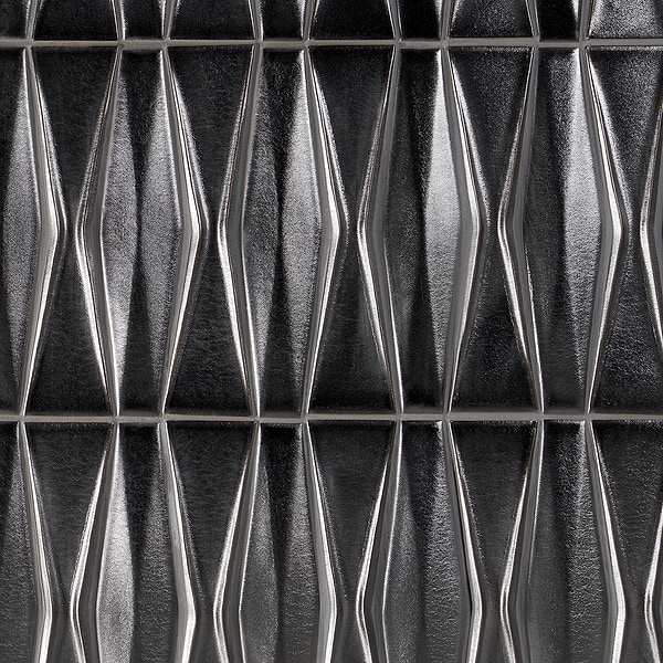 Nabi Harlequin Gunmetal Ceramic Tile