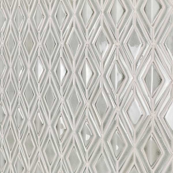 Nabi Jewel Grigio Crackled Polished Ceramic Tile
