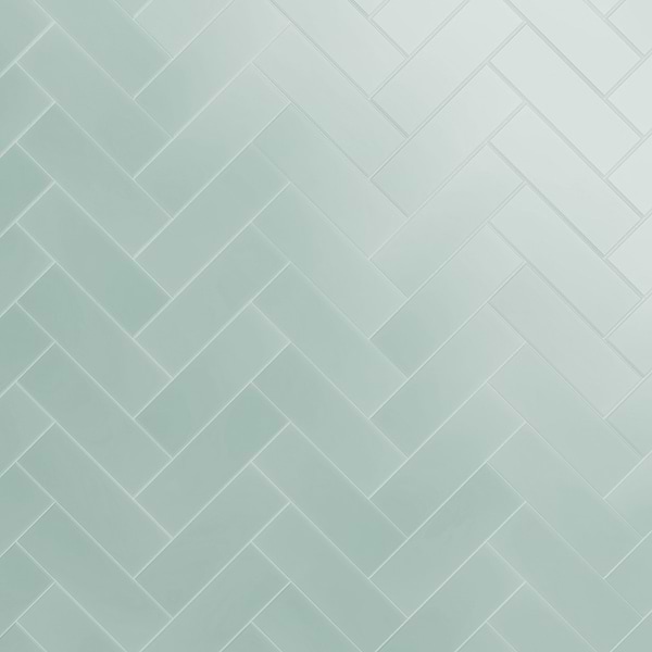 Loft Seafoam Green 4x12 Frosted Glass Subway Tile