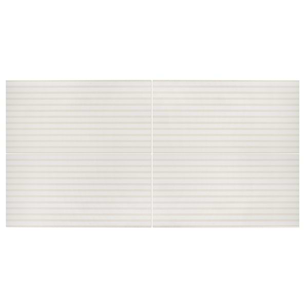 Bestow Saori Cream 24x48 Textured Porcelain Tile