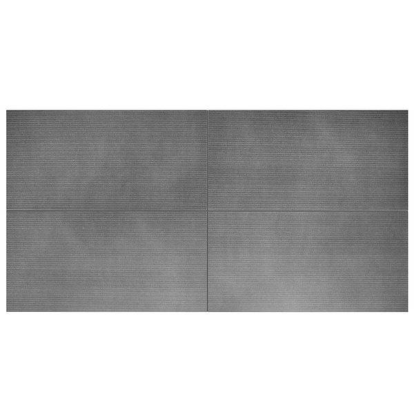 Bestow Telares Charcoal Gray 24x48 Textured Porcelain Tile