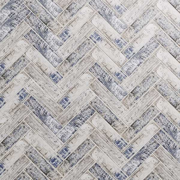 Bayou Riverwood Gray Multicolor 3x12 Matte Ceramic Subway Tile