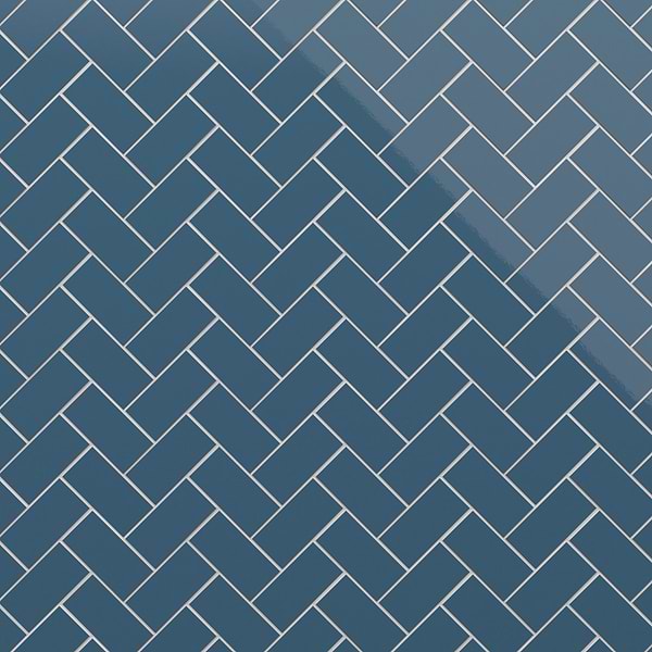 Park Hill Blue 3x6 Polished Porcelain Tile