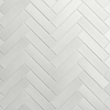 Stacy Garcia ArtBlock Bianco White 4x16 Fluted Glossy Porcelain Tile