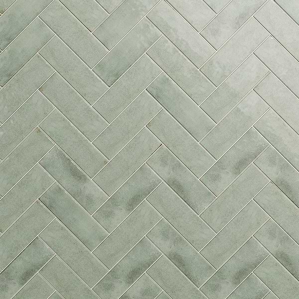 Los Lunas Green 4x12 Polished Ceramic Subway Wall Tile