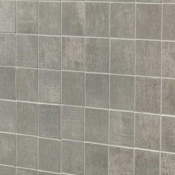 Basic Cement Ash 2x2 Matte Porcelain Mosaic Tile
