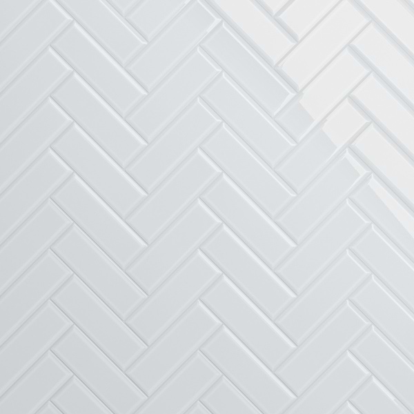 Rise Ice Blue 4x12 Beveled Glossy Ceramic Subway Tile
