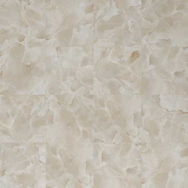 Harmonyx Coconut White 48x48 Onyx Look Satin Porcelain Tile