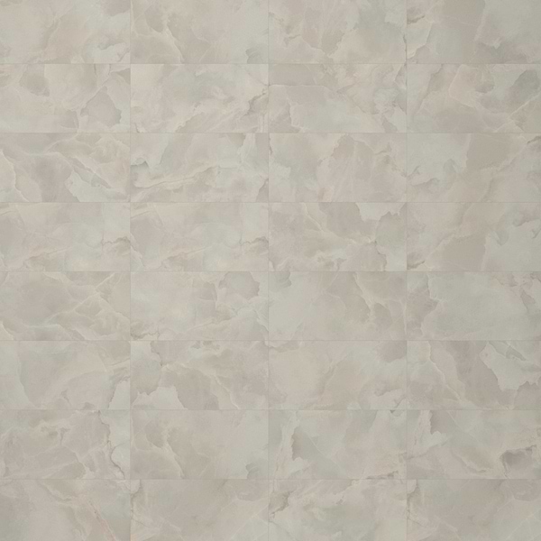 Harmonyx Vanilla White 24x48 Onyx Look Polished Porcelain Tile