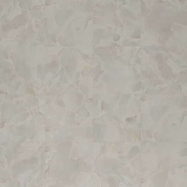 Harmonyx Vanilla White 48x48 Onyx Look Satin Porcelain Tile