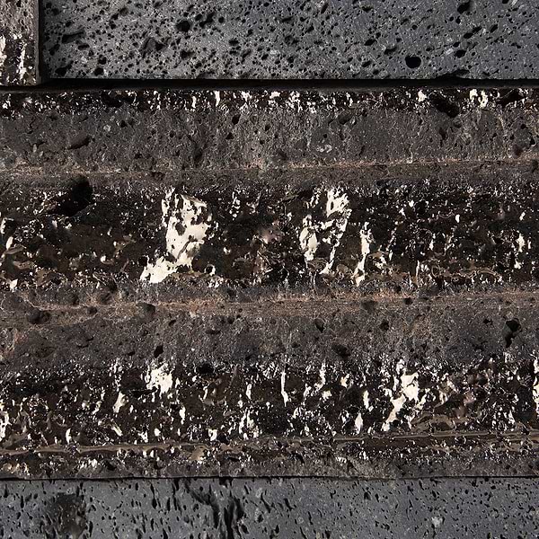 StackStone 3D Steel Gray Marble Ledger Panel Mosaic Wall Tile