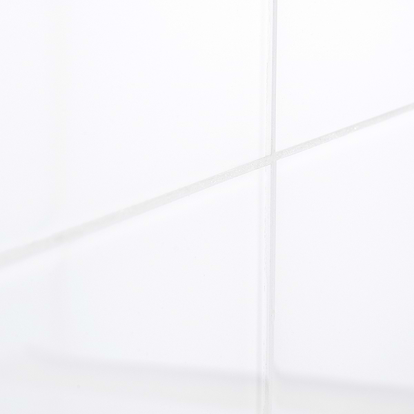 Loft Super White 6x18 Polished Glass Subway Tile for Wall