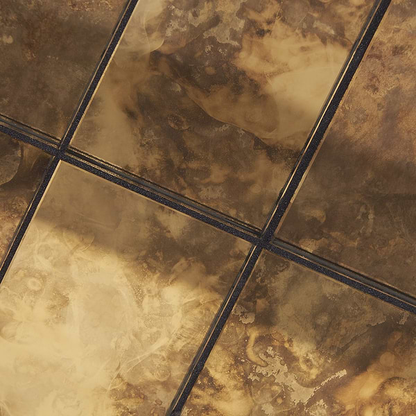Vilna Antique Tuscan Gold 14X18 Polished Mirror Mosaic in Gold, View 7, open zoomed image