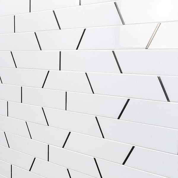 Matrix Trapezoid Porclain and Steel Tile