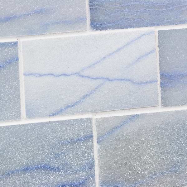 Blue Macauba 2x4 Polished Marble Tile 