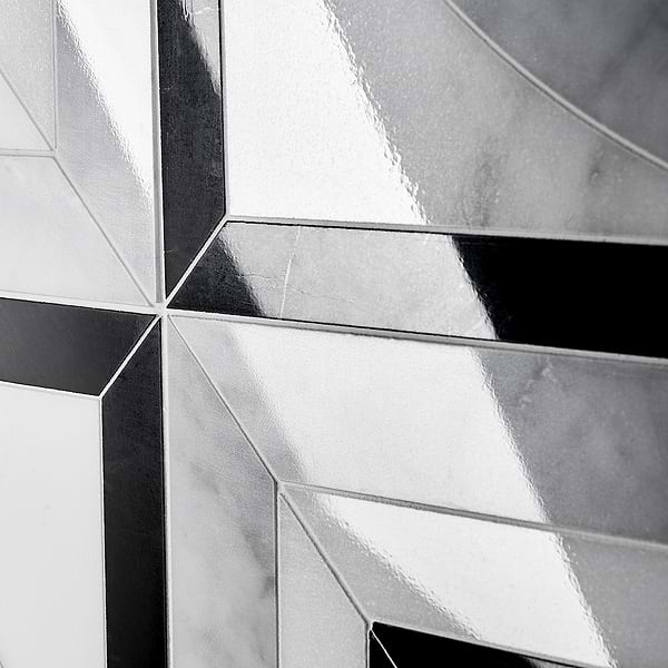 Cadre Ribera Polished Marble Mosaic Tile
