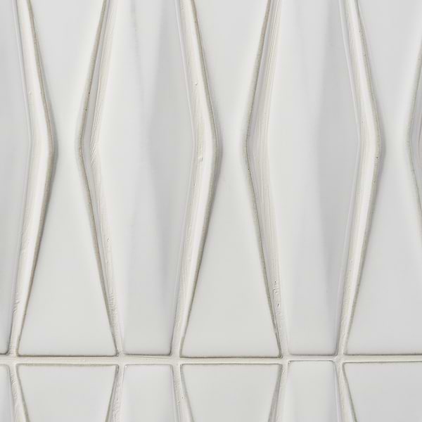 Nabi Harlequin Natural White Ceramic Tile