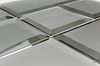 Dark Gray Beveled 4x12 Mirror Tile