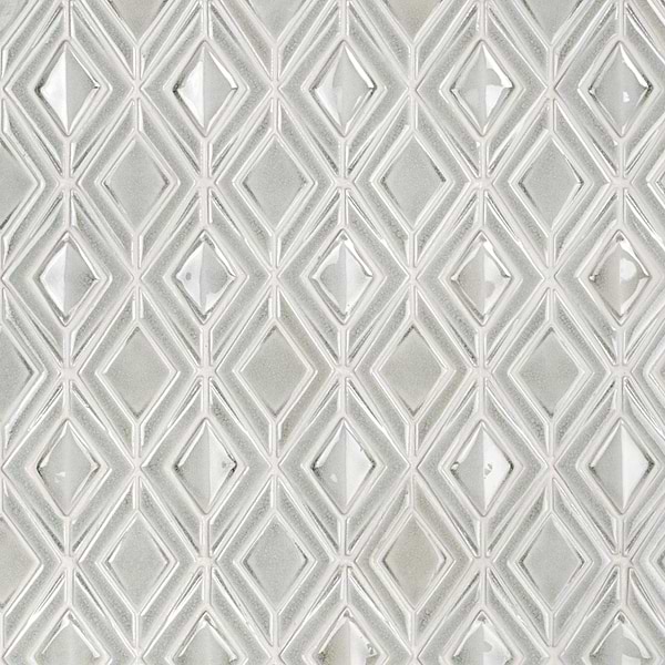 Nabi Jewel Grigio Crackled Polished Ceramic Tile