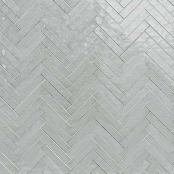Seaport Chameleon Sage Gray 2x10 Polished Ceramic Subway Wall Tile