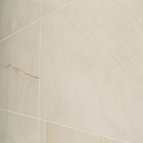 Marble Tech Crema Avorio 12x24 Polished Marble Look Porcelain Tile