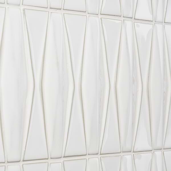 Nabi Harlequin Natural White Ceramic Tile