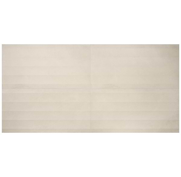 Lucreto Waves Beige 24x48 3D Concrete Look Matte Porcelain Tile
