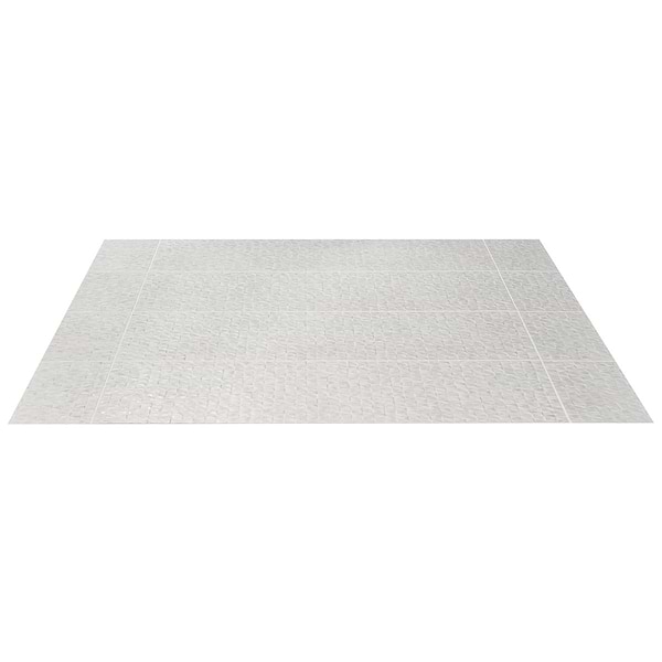 Echoes Blanco 12x36 Satin and Matte Ceramic Tile