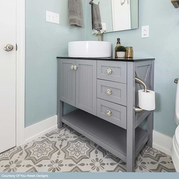 Cascais Silver Sky 9x9 Matte Porcelain Tile