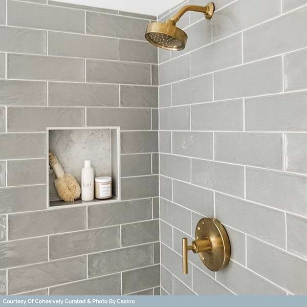 Santa Monica Gray 4x12 Polished Ceramic Tile