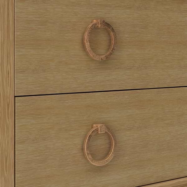 Sade Brown Oak 36" Single Vanity with Carrara Marble Top