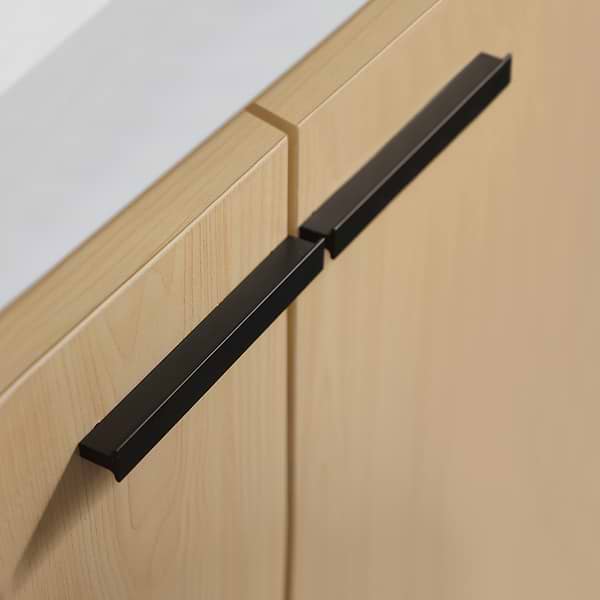 Ember Maple 24" Single Vanity with White Solid Surface Top