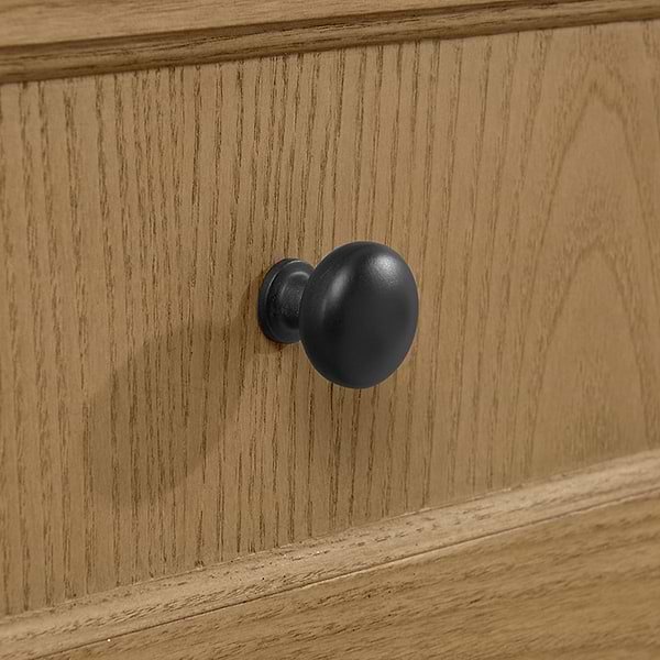 James Martin Vanities Breckenridge Light Natural Oak 36" Single Vanity with White Zeus Quartz and Backsplash Top