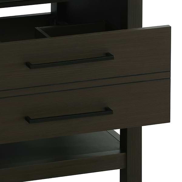 Carson Mocha Brown 30" Single Vanity with Cultured Marble Top