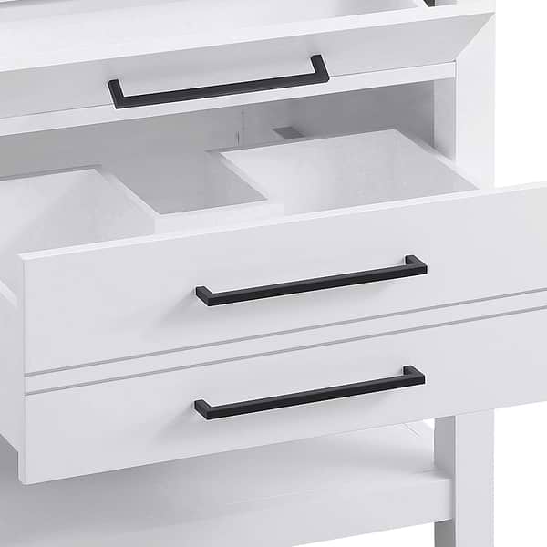 Carson White 30" Single Vanity with Cultured Marble Top