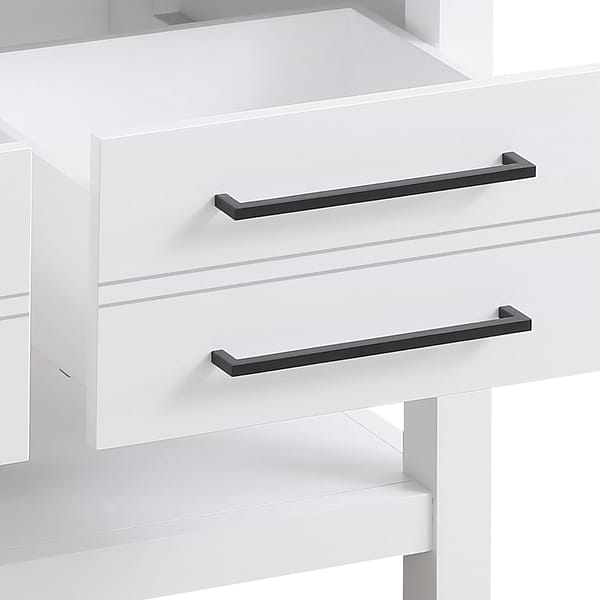 Carson White 42" Single Vanity with Cultured Marble Top