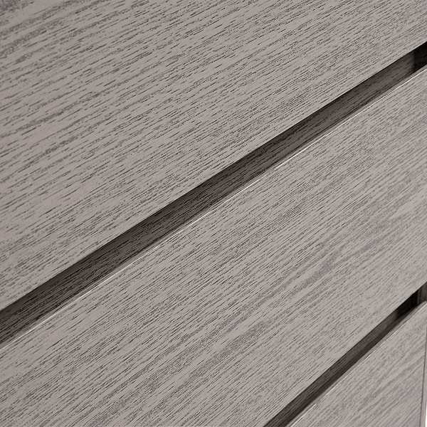 Dalton Steel Oak 36" Single Vanity with Carrara Marble Top by TileBar Studio Vanities, View 5, open zoomed image
