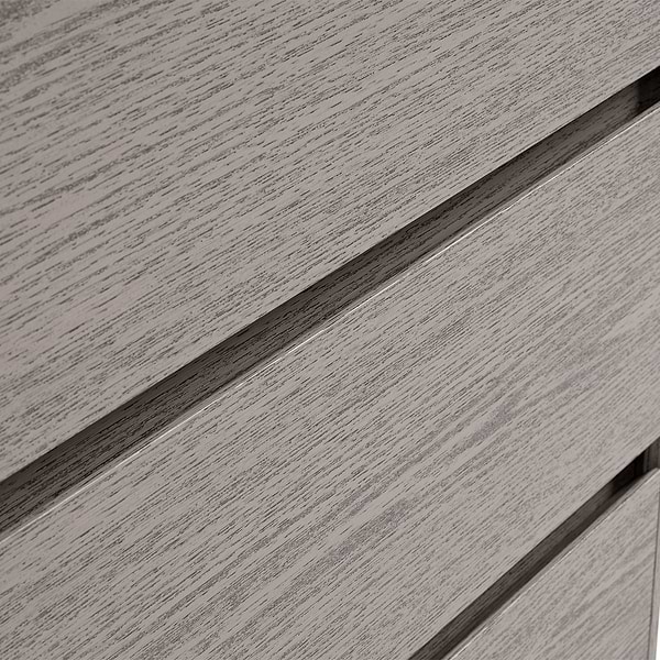 Dalton Steel Oak 48" Single Vanity with Carrara Marble Top by TileBar Studio Vanities, View 5, open zoomed image
