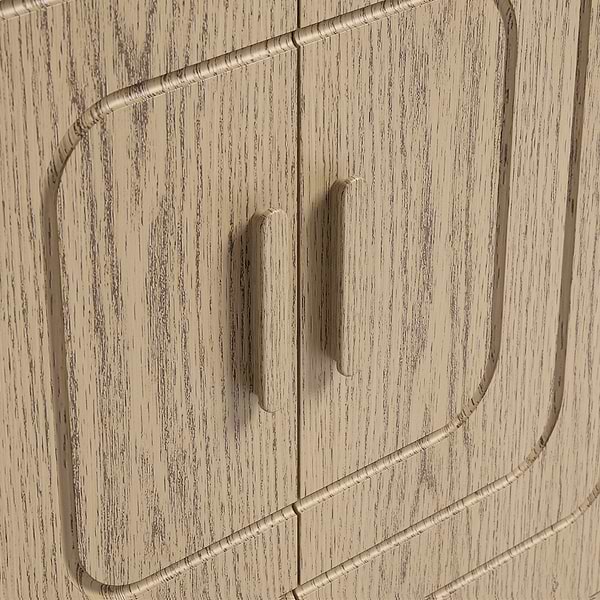 Emett Medium Ash 36" Single Vanity with White Quartz Top by TileBar Studio Vanities, View 6, open zoomed image