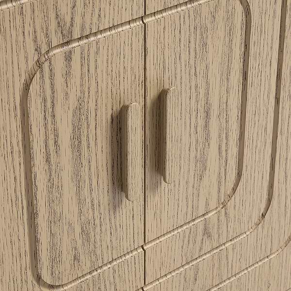 Emett Medium Ash 36" Single Vanity without Top by TileBar Studio Vanities, View 6, open zoomed image