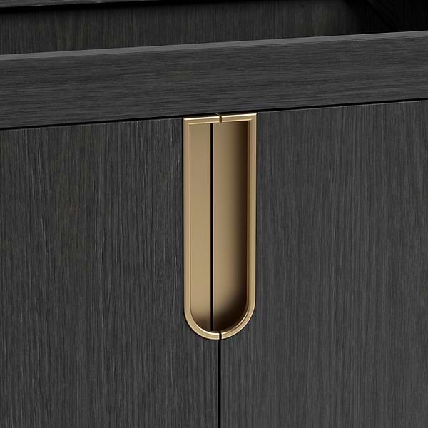 TileBar Studio Vanities Corbin Ebony Oak 30" Single Vanity without Top