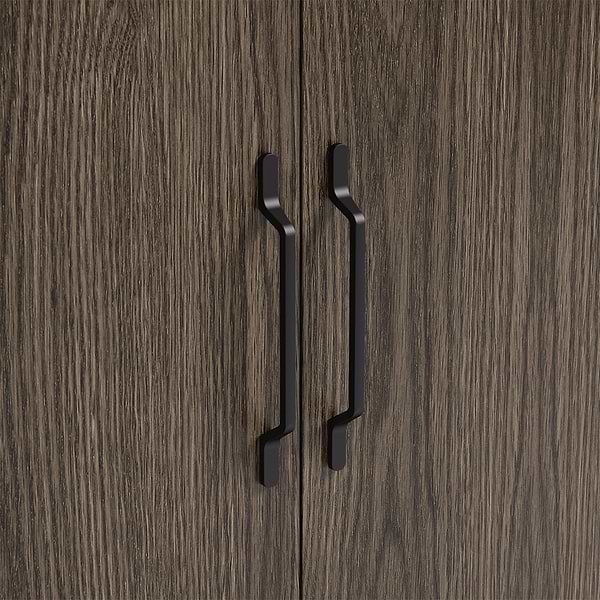 Setton Espresso Oak 30" Single Vanity with White Quartz Top by TileBar Studio Vanities, View 7, open zoomed image
