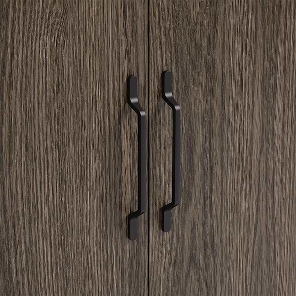 Setton Espresso Oak 36" Single Vanity with White Quartz Top by TileBar Studio Vanities, View 7, open zoomed image