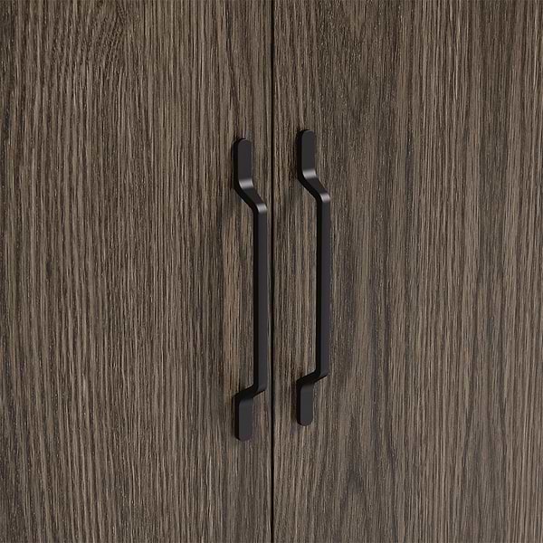 Setton Espresso Oak 48" Single Vanity with White Quartz Top by TileBar Studio Vanities, View 7, open zoomed image