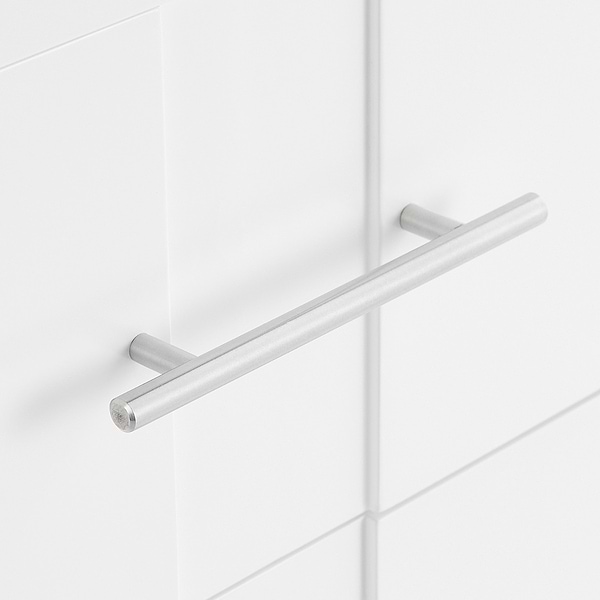 Iconic White and Silver 24" Single Vanity without Top