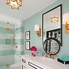 Loft Adriatic Mist 3/4" Penny Round Glass Tile